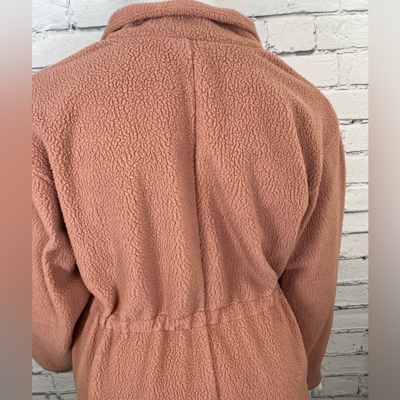Universal Thread Pink Fleece Sherpa Jacket size 2X Plus Sized Winter Coat NEW - Picture 11 of 14